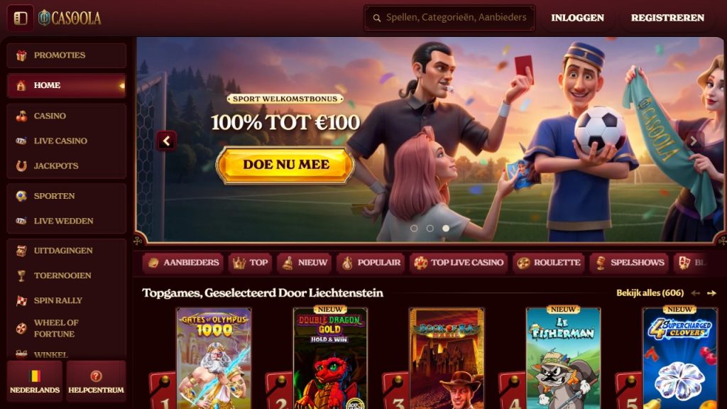 casoola screenshot online casino belgie
